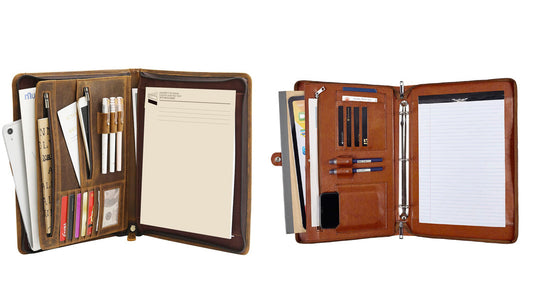 Women's Leather Portfolios - CoreFlexInd