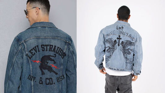 Denim Printed Jacket - CoreFlexInd