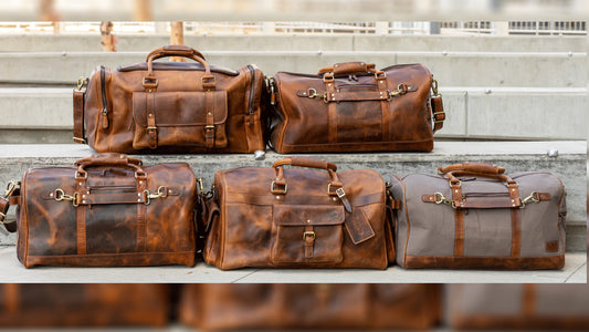 How to Clean and Fold a Leather Duffel Bag?