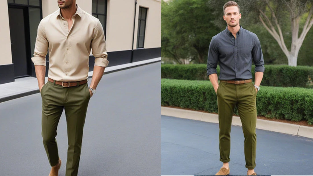 What color shirt should I wear with olive green pants - CoreFlexInd