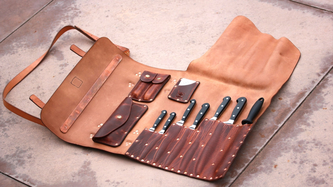 Leather Knife Roll