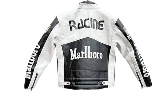 Black and White Racer Jacket - CoreFlexInd