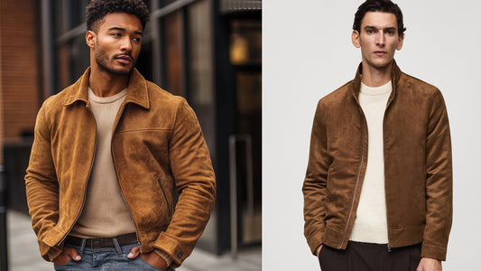 Suede Shirt Jackets for Men - CoreFlexInd