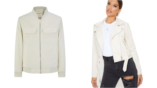 White Suede Jacket - CoreFlexInd