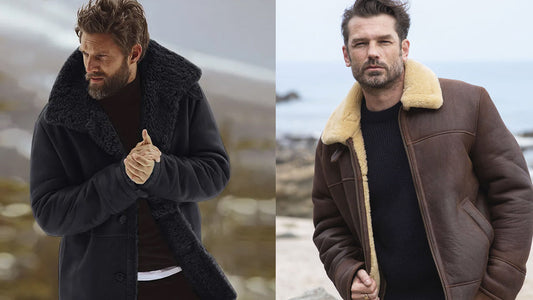 Sheep Wool Jackets for Men - CoreFlexInd