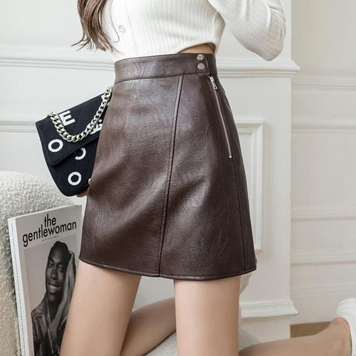 Women Leather Skirts