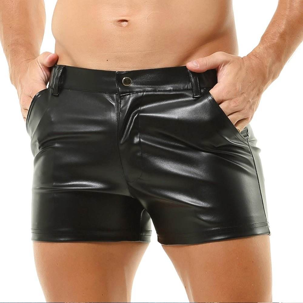 Leather Shorts for Men - CoreFlexInd