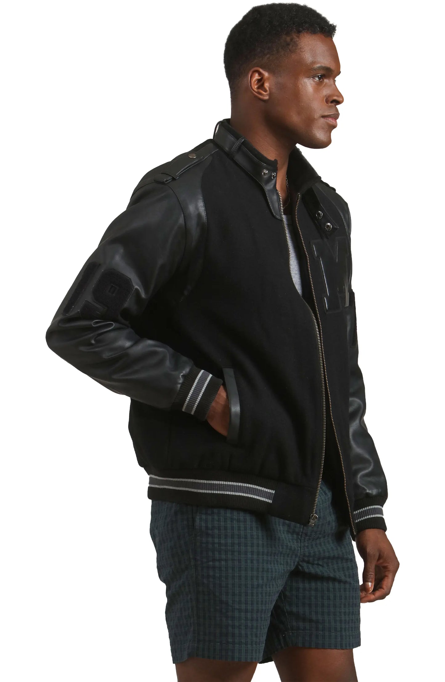 Dragon Varsity Leather Bomber Jacket