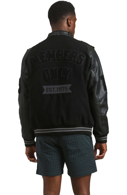 Dragon Varsity Leather Bomber Jacket