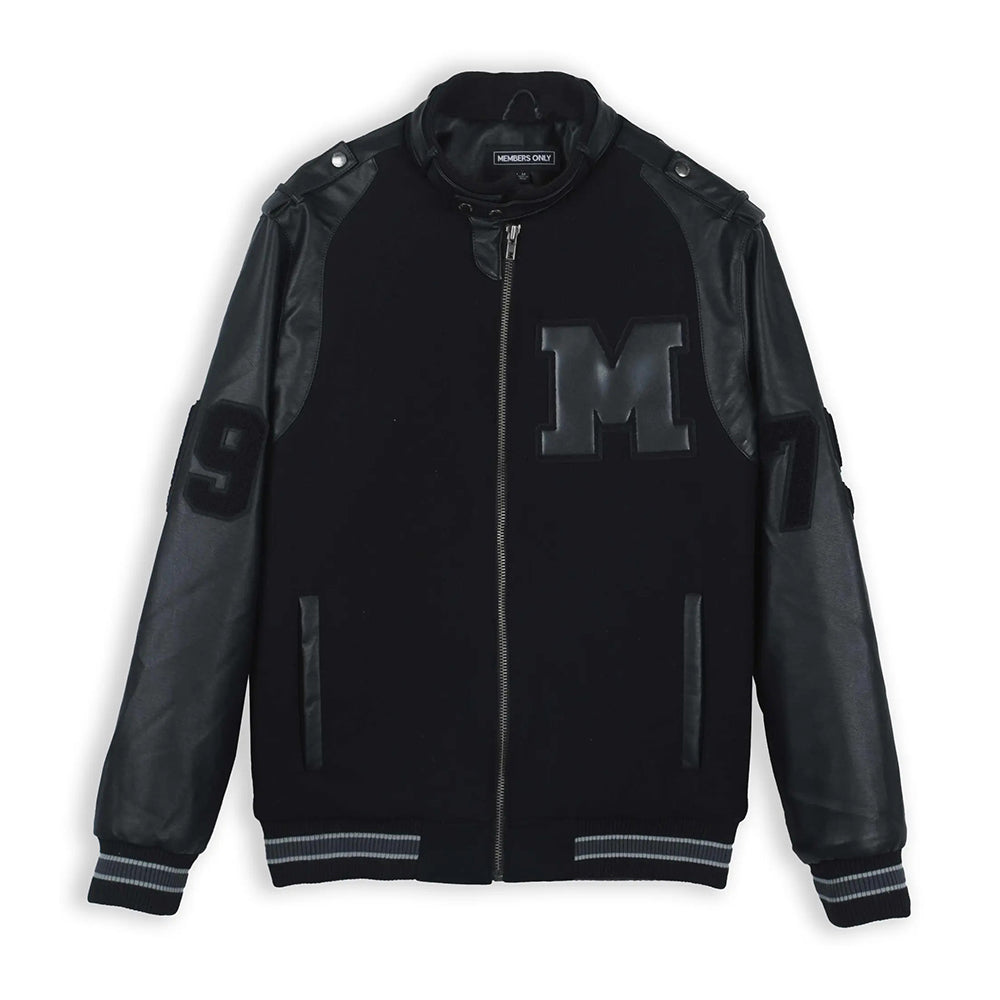 Dragon Varsity Leather Bomber Jacket