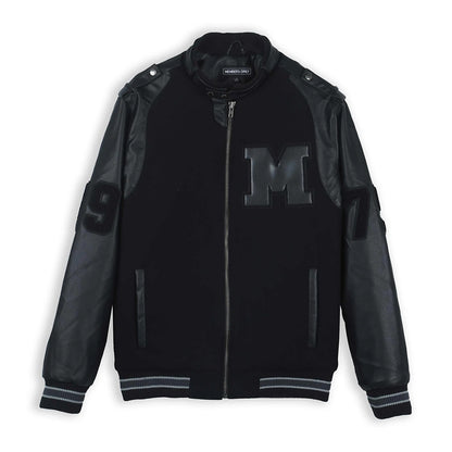 Dragon Varsity Leather Bomber Jacket