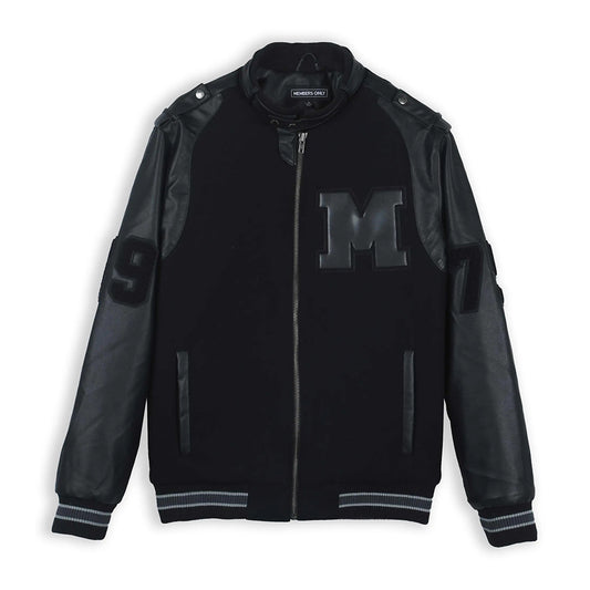 Dragon Varsity Leather Bomber Jacket