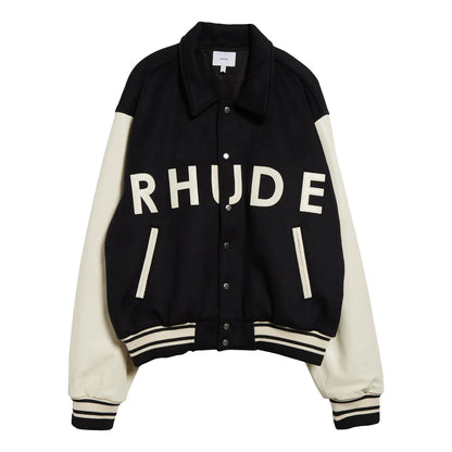 Mixed Media Varsity Jacket