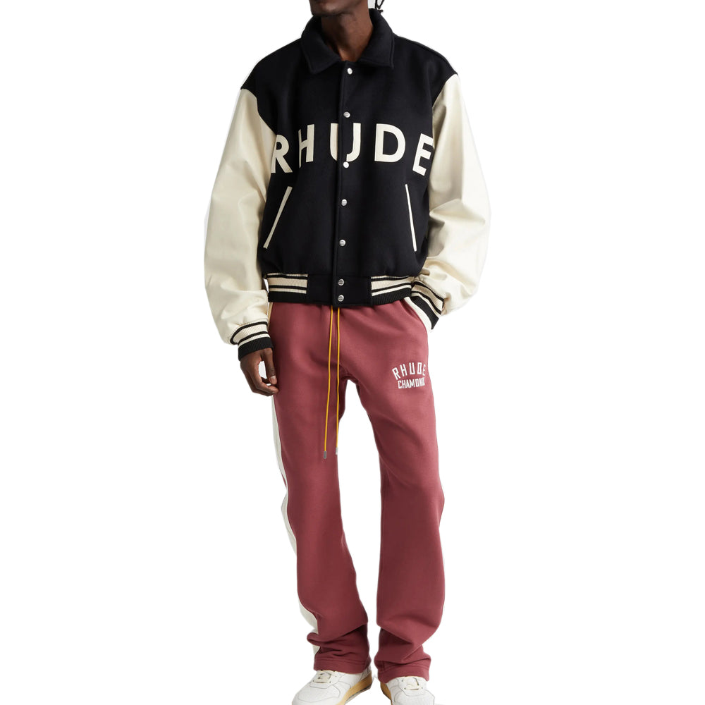 Mixed Media Varsity Jacket