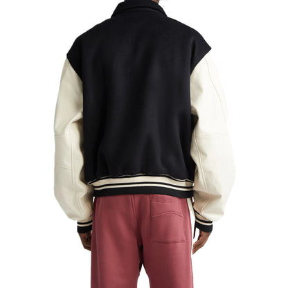 Mixed Media Varsity Jacket