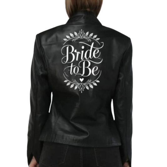 Women's Bride To Be Leather Jacket