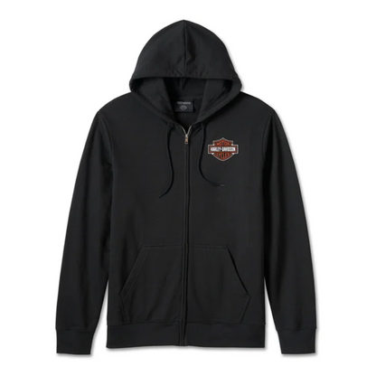 Men's Bar & Shield Zip-Up Hoodie