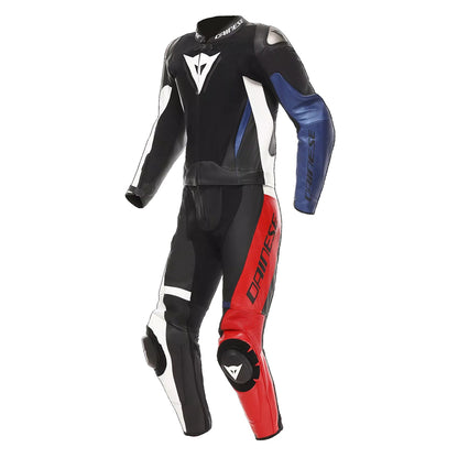 Combinaison de moto en cuir pour homme 