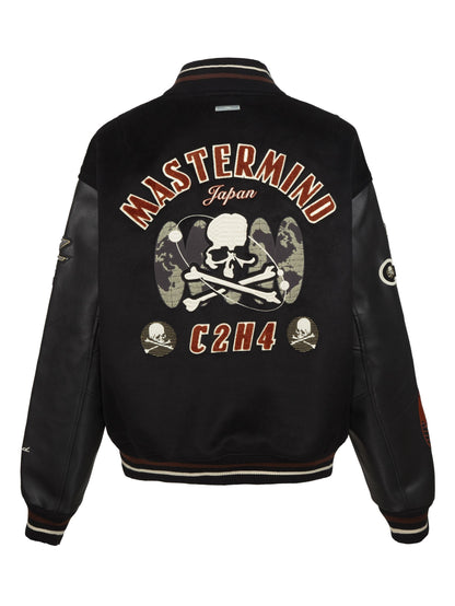 Varsity Wool Blend Bomber Jacket