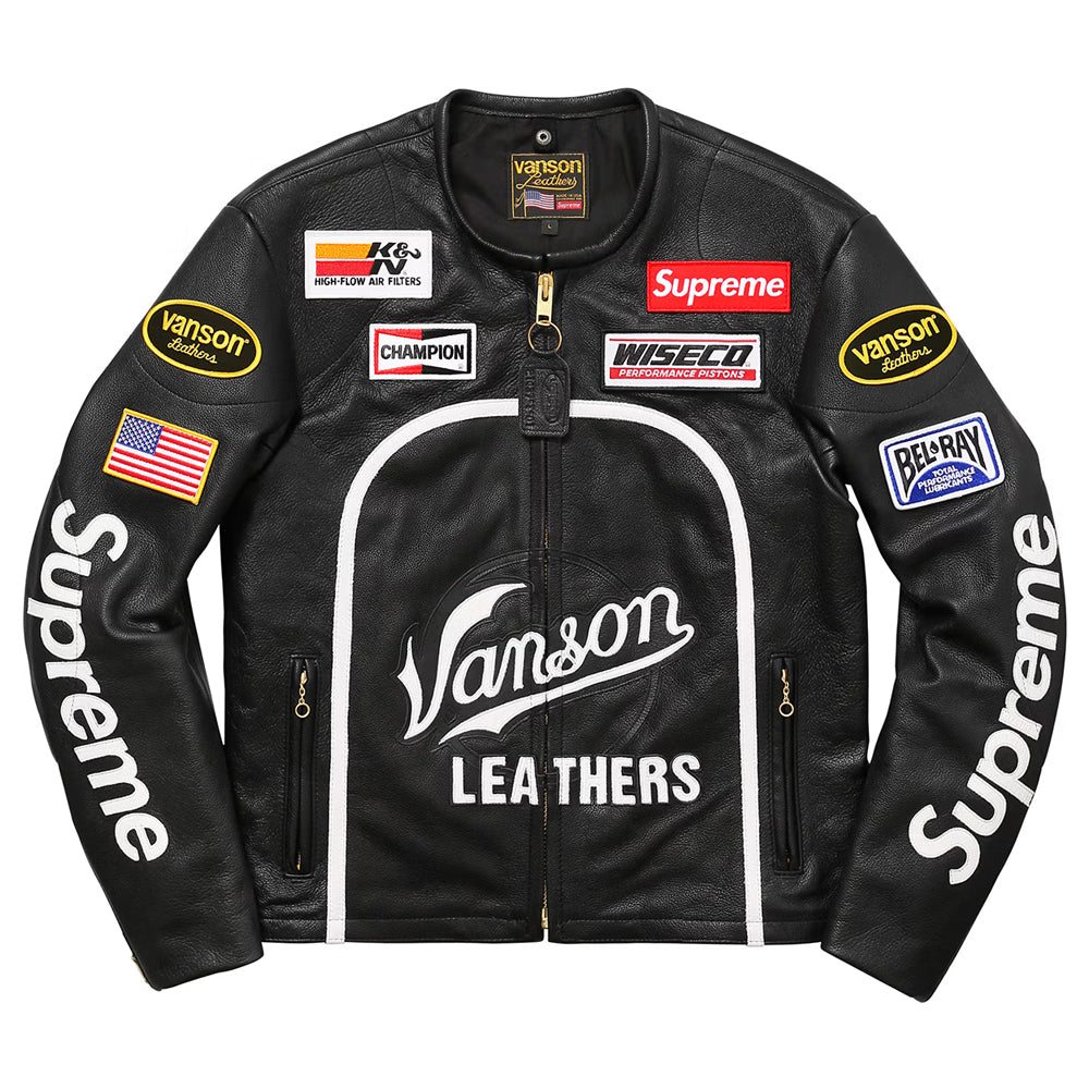 Black Leather Star Jacket Limited Addition