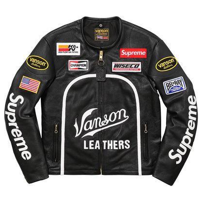 Black Leather Star Jacket Limited Addition
