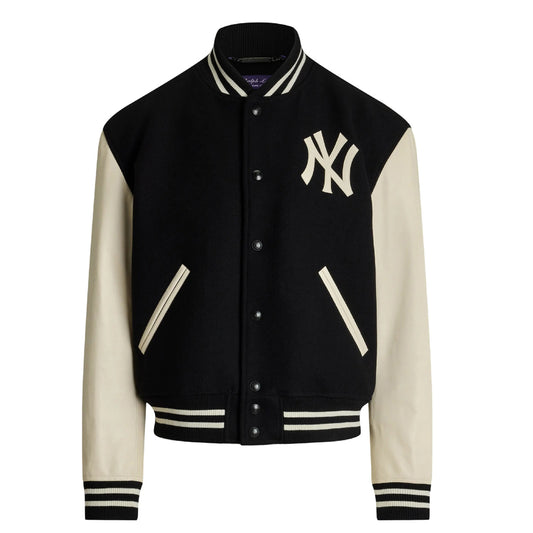 New York Yankees Mixed Media Varsity Jacket