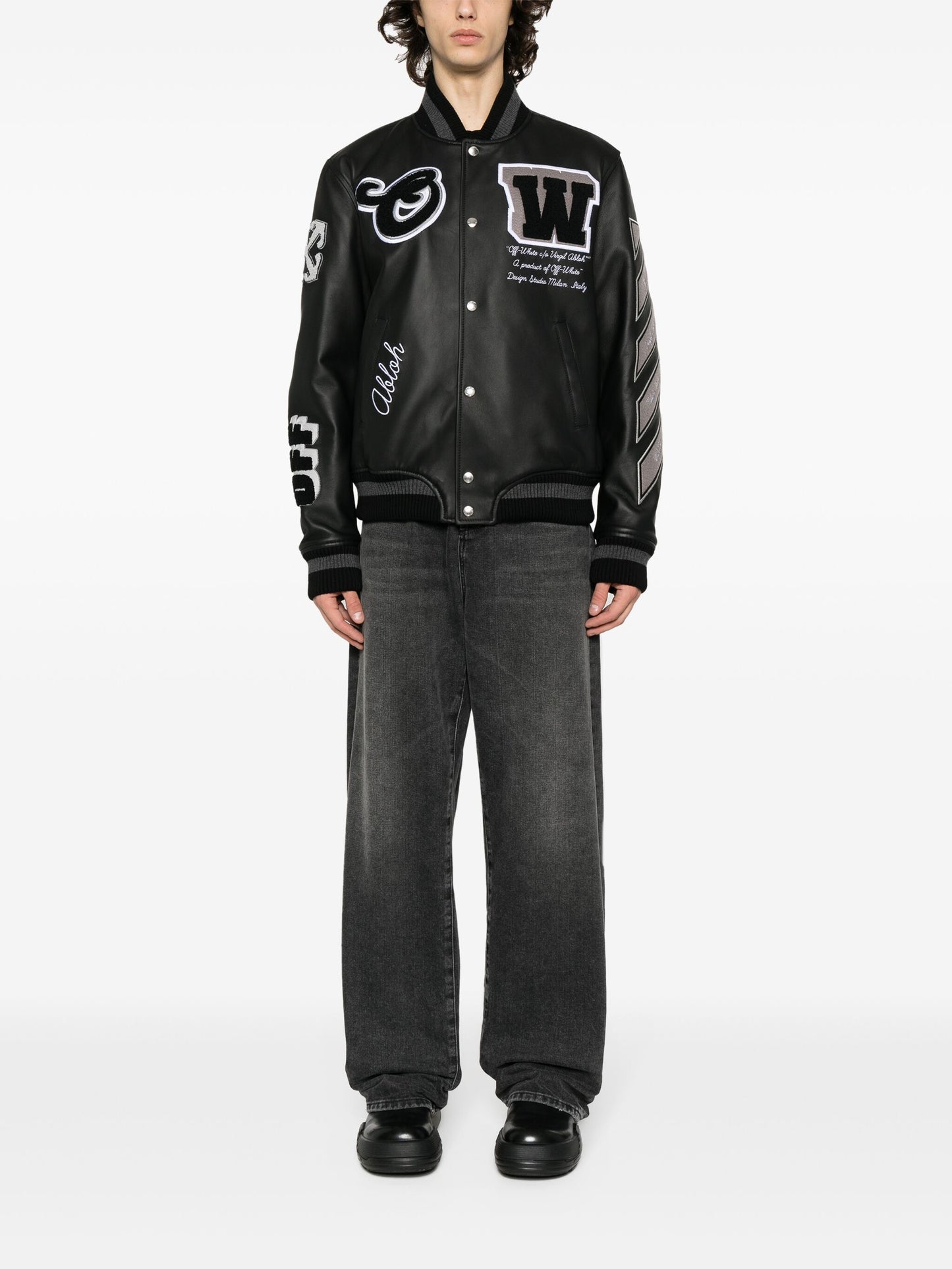 Off-white US Official Varsity Black