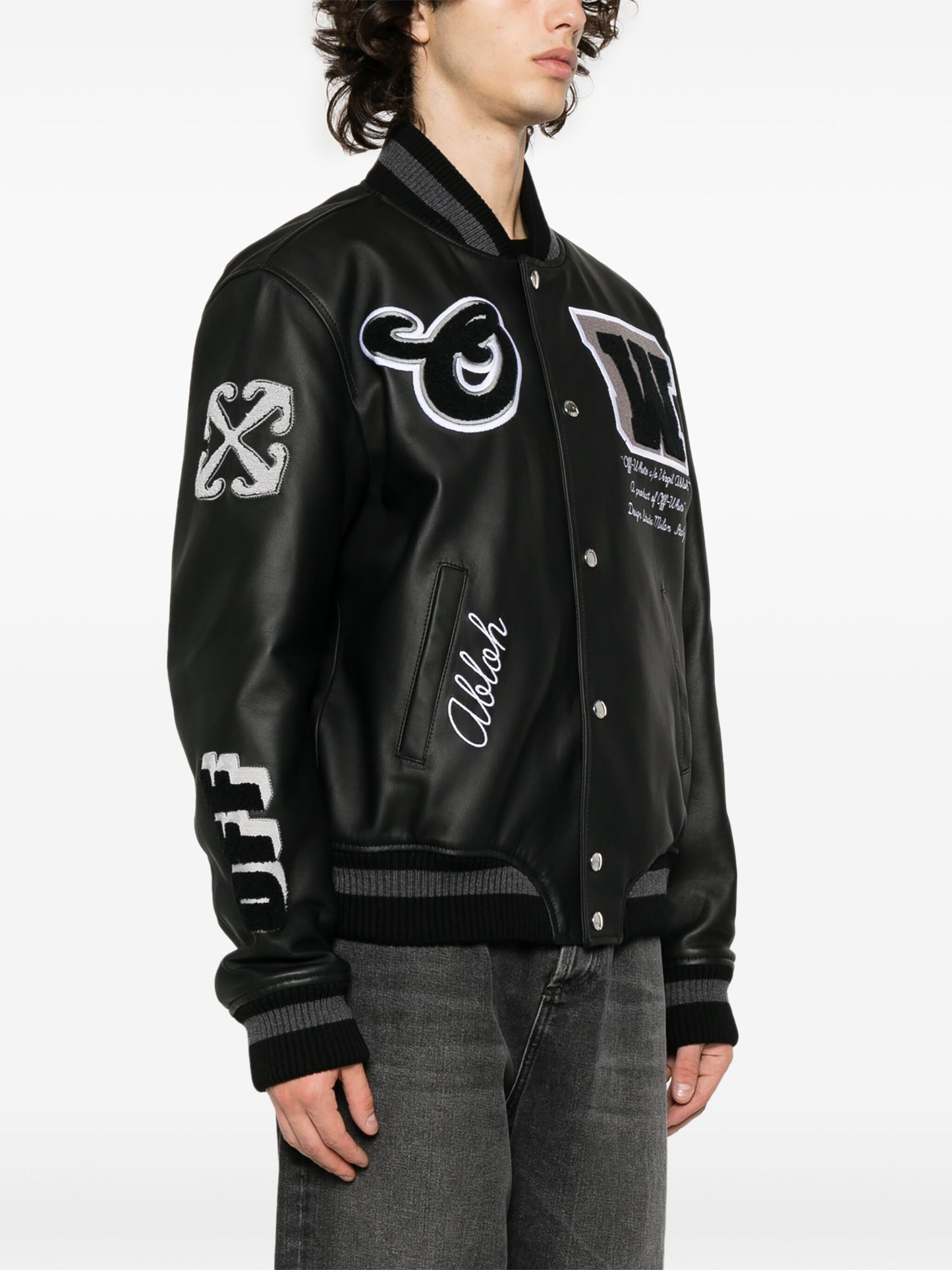 Off-white US Official Varsity Black