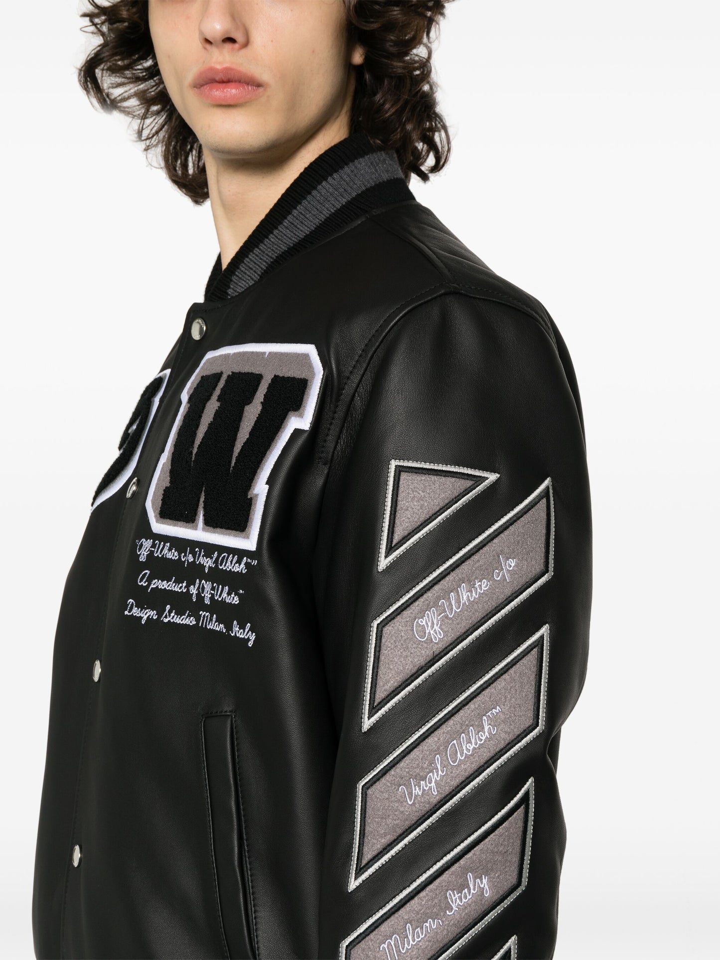 Off-white US Official Varsity Black