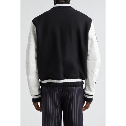Off-white Logic Patch Varsity Jacket Official USA