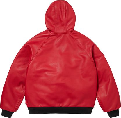 Leathers Hooded Work Jacket
