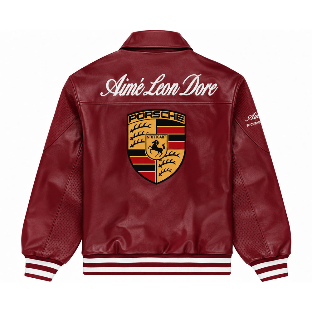 ALD x Turbo Leather Club Jacket Tango Red