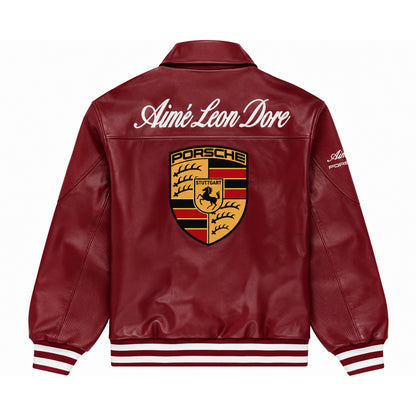 ALD x Turbo Leather Club Jacket Tango Red