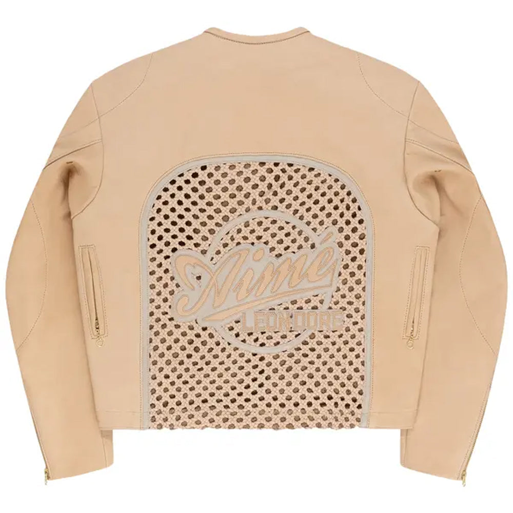 ALD x Vanson Leather Jacket Bone