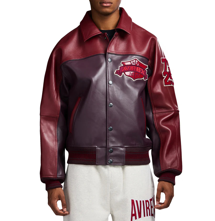 Track Team Leather Jacket