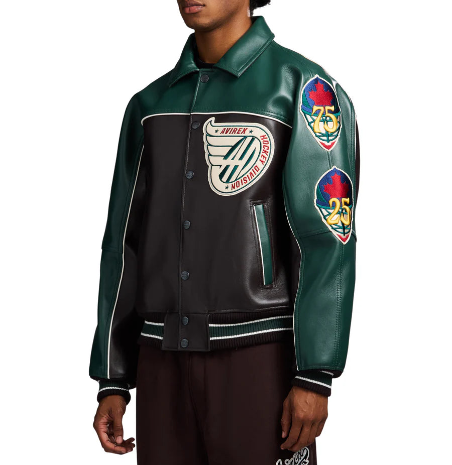 Canadian Division Leather Jacket