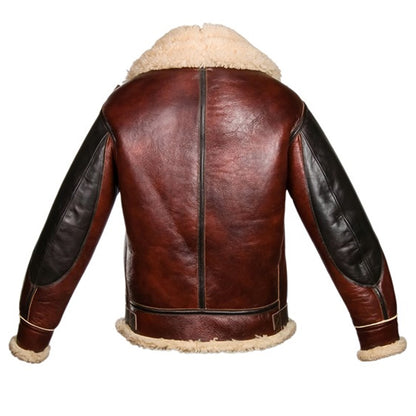 Type B-3 Sheepskin Flight Jacket with Horsehide Trim