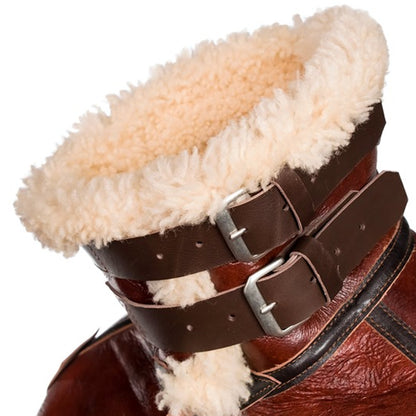 Type B-3 Sheepskin Flight Jacket with Horsehide Trim
