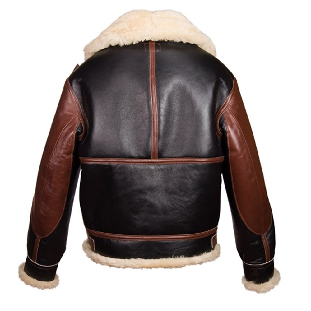 B-3 Sheepskin Flight Jacket with Horsehide Overlays