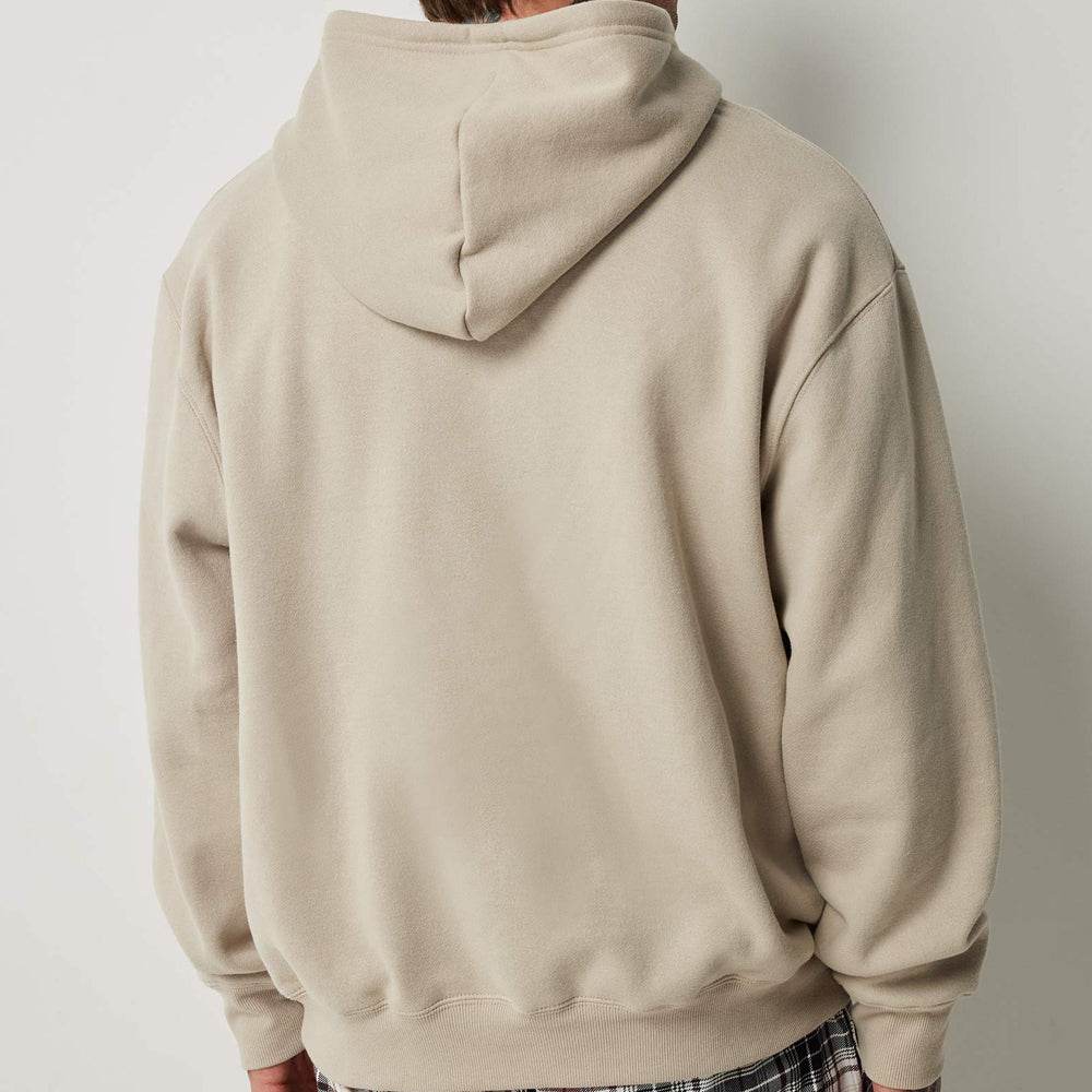 BEIGE Solid Hoodie - CoreFlexInd