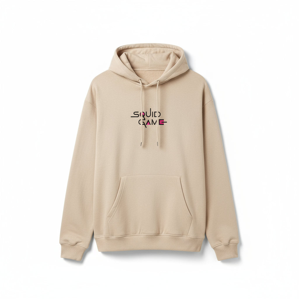 Beige Printed Hoodie - CoreFlexInd