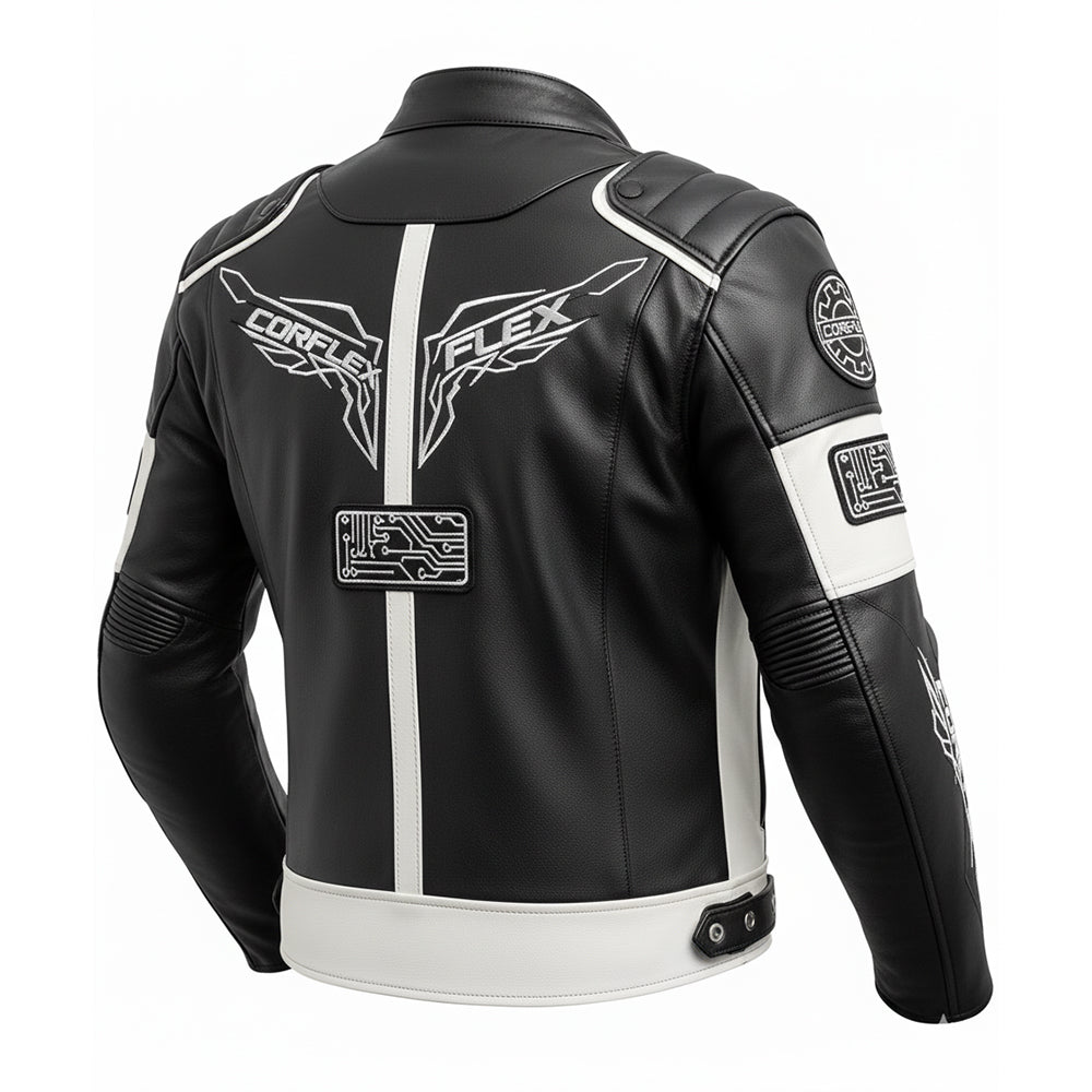 سترة جلدية سوداء نجمة إضافة محدودة