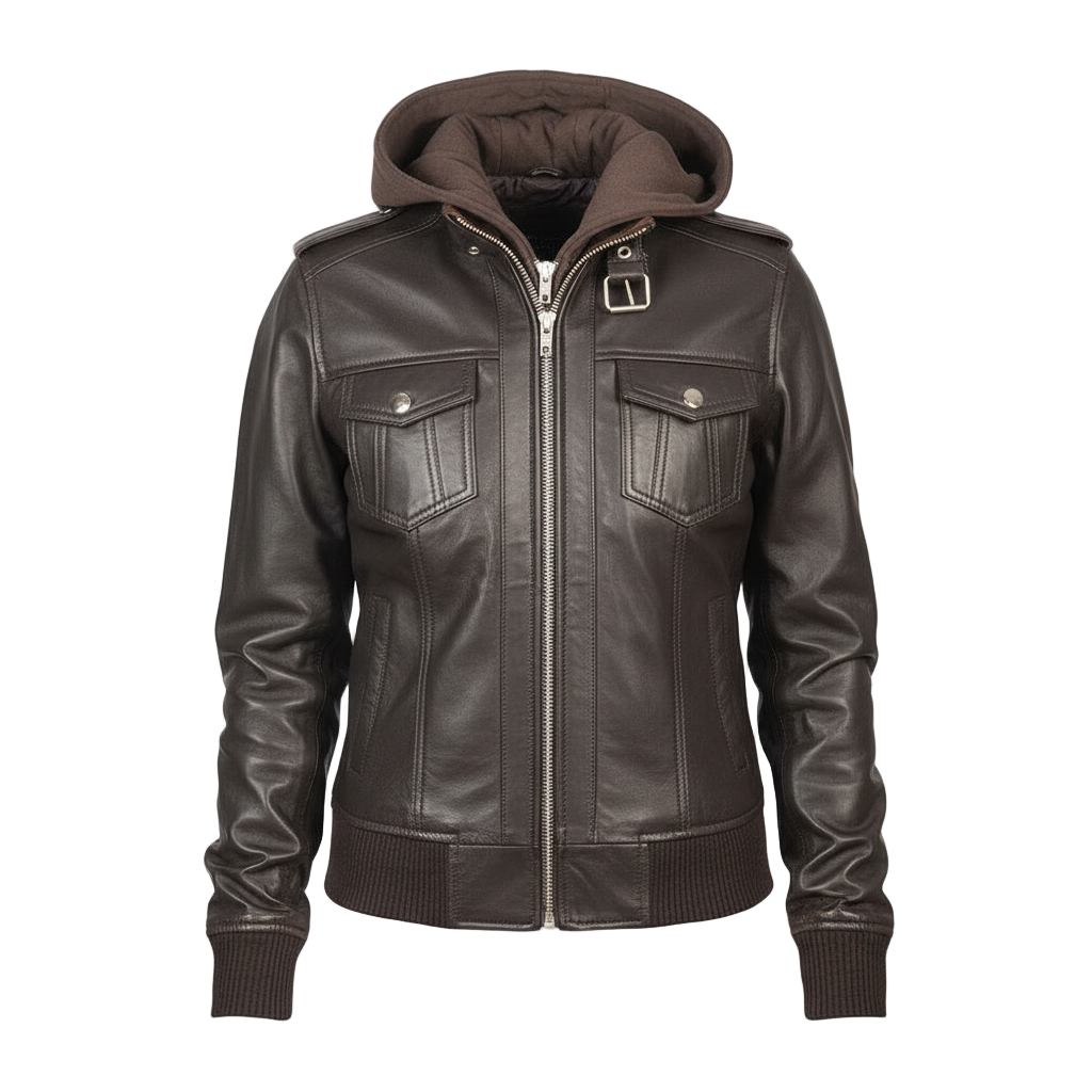 Brown_Hooded_Leather_Bomber_Jacket-Coreflexind
