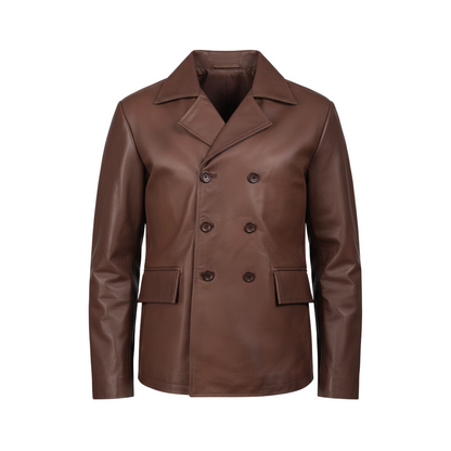 Brown_Leather_Blazer_Men-Coreflexind