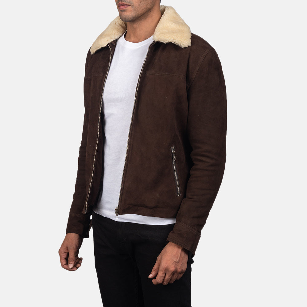 Coffner Brown Shearling Fur Jacket