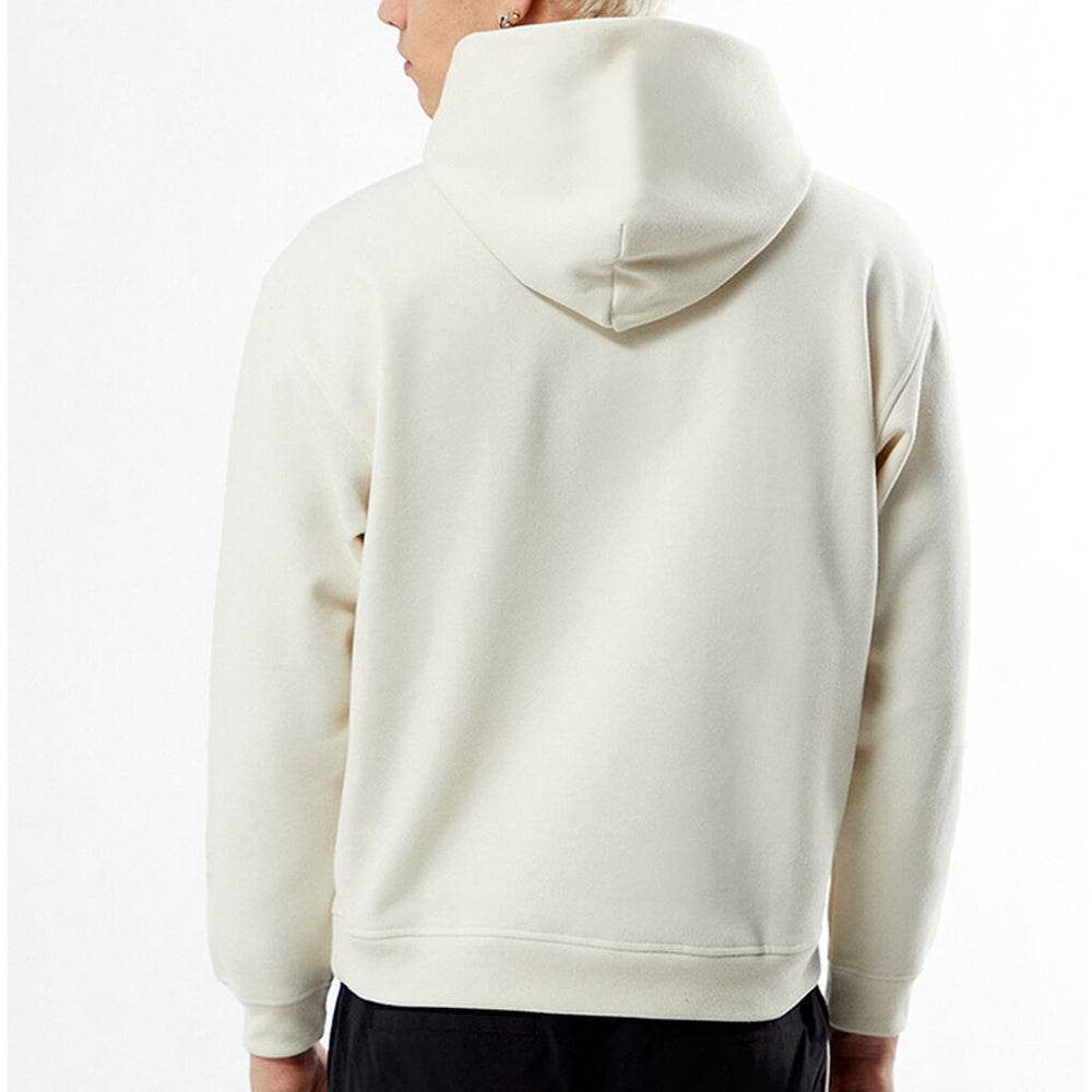 Cream Solid Color Hoodie - CoreFlexInd