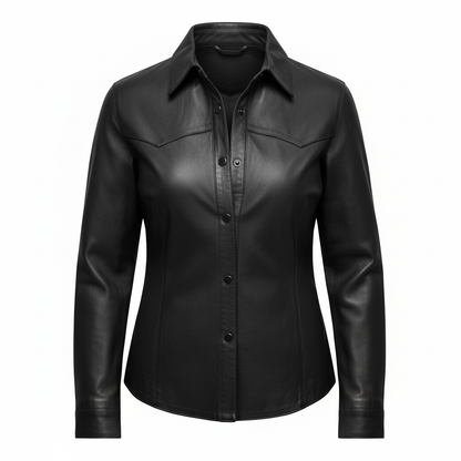 Cropped_Leather_Shirt_Women-1-Coreflexind