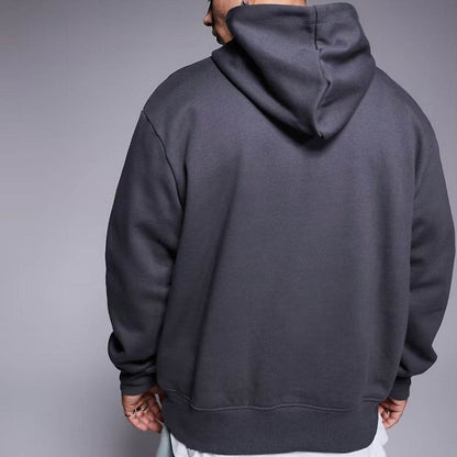 Dark Grey Shadow Oversized Hoodie - CoreFlexInd