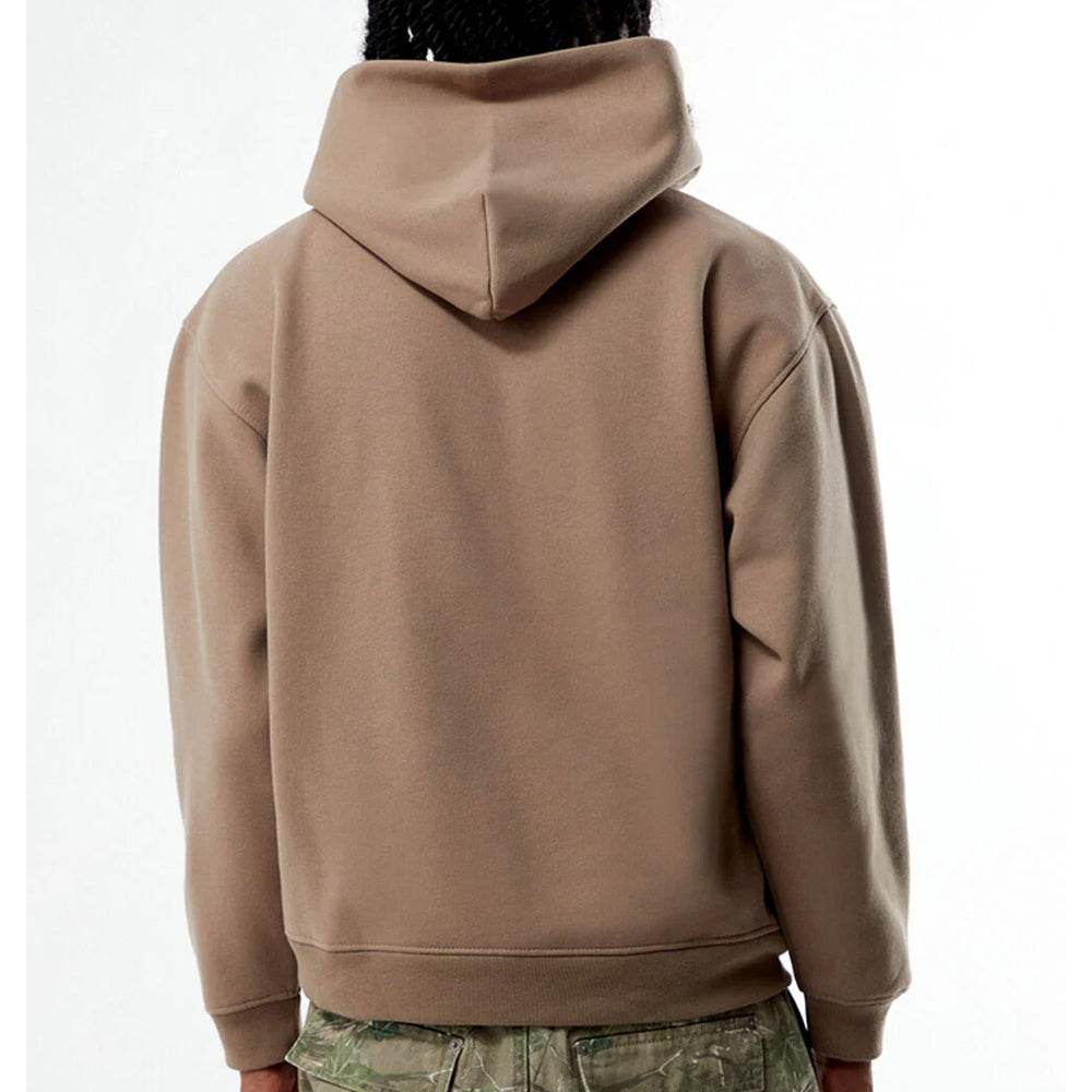 Desert Taupe Solid Hoodie - CoreFlexInd