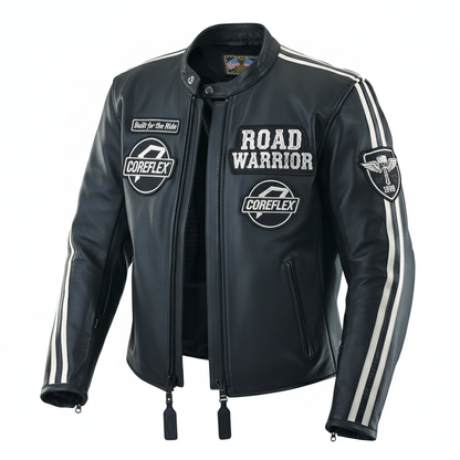 Drifter Mk2 Cruiser Touring Style Leather Motorcycle Jacket